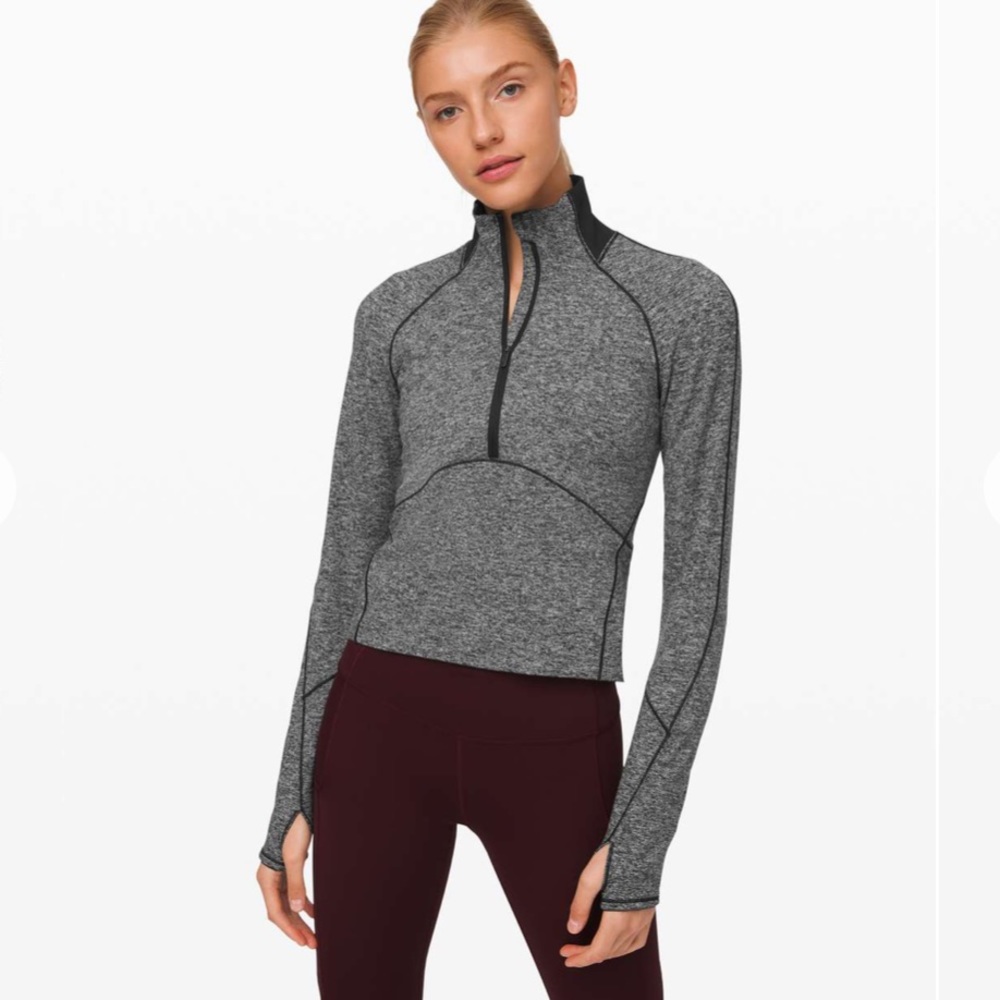 Lululemon Always Alert 1/2 Zip, Sz 4